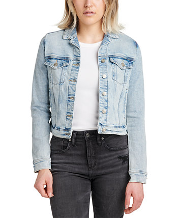Женская приталенная джинсовая куртка Silver Jeans Co.