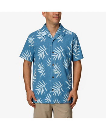 Мужская трикотажная рубашка на пуговицах с короткими рукавами Kenji Reef