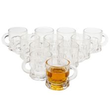 Mini Beer Mug Shot Glasses with Handles for Party (1.57 x 1.9 In, 12 Pack) Okuna Outpost