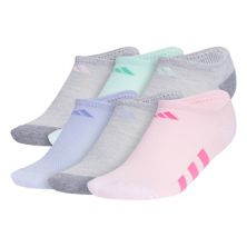 Набор из 6 спортивных носков adidas с мягкой подкладкой для девочек-неявок Adidas