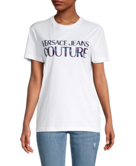 футболка с логотипом Versace Jeans Couture