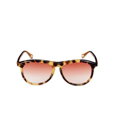 Овальные солнцезащитные очки 56 мм Chloe