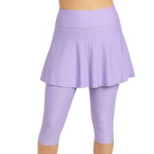 Женская расклешенная юбка для плавания с высокой талией и леггинсы-капри Calypsa LLC