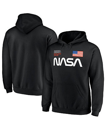 Мужской черный пуловер с капюшоном NASA Explore More Philcos