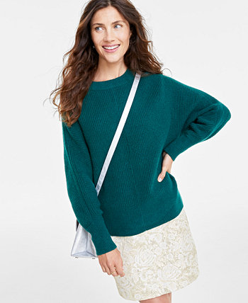 Женский свитер с круглым вырезом с рукавами «летучая мышь», созданный для Macy's On 34th