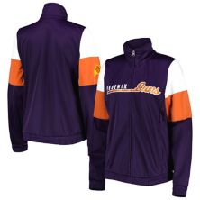 Women's G-III 4Her by Carl Banks Purple Phoenix Suns Change Up Full-Zip Track Jacket In The Style