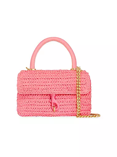 Edie Woven Top Handle Bag Rebecca Minkoff