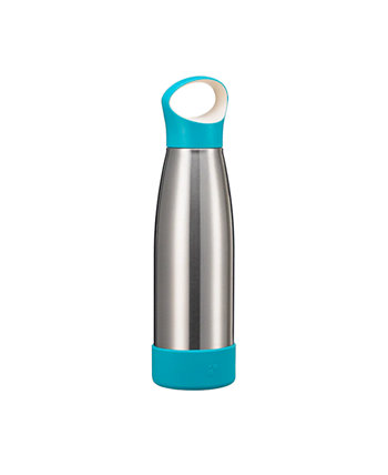 Бутылка для воды из нержавеющей стали с вакуумной изоляцией и силиконовым основанием и крышкой-ручкой Fenger