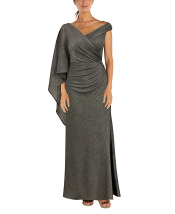 Женское платье с драпировкой и металлическими рюшами Nightway