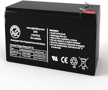 AJC Battery Compatible with CyberPower EC850LCD 12V 7Ah UPS Battery Ajc