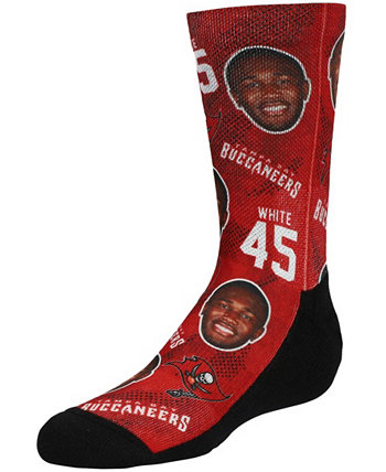 Youth Boys and Girls Devin White Tampa Bay Buccaneers Football Guy Multi Crew Socks Rock 'Em