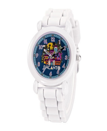 Часы Disney Encanto для мальчиков с белым силиконовым ремешком, 32 мм Ewatchfactory