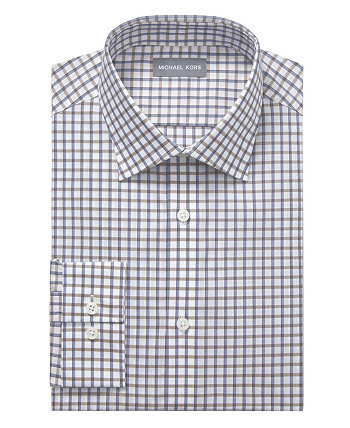 Мужская классическая рубашка стрейч с негладким покрытием стандартного кроя для страйкбола Michael Kors