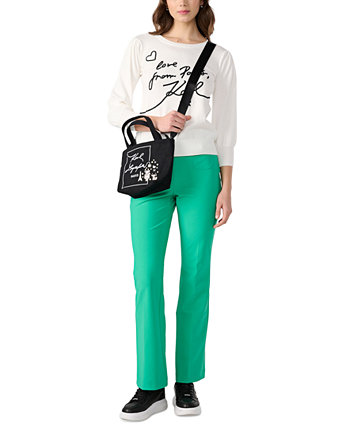 Women's High-Rise Compression Pants Karl Lagerfeld Paris