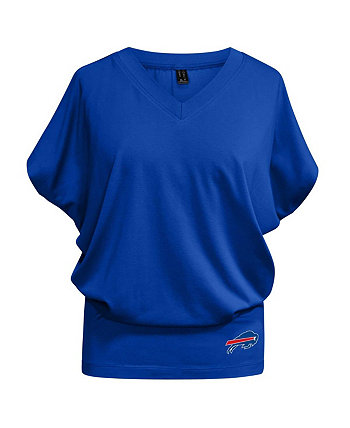 Женская блузка с v-образным вырезом Royal Buffalo Bills Kiya Tomlin