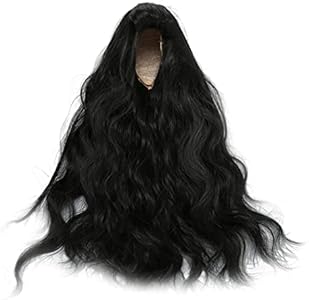 1/6 BJD Doll Wig, Soft Touch Trimmable Heat Resistant Jointed Doll Wig for 6.1 to 6.7in Head Circumference Doll Dress Up(Black) Gloglow