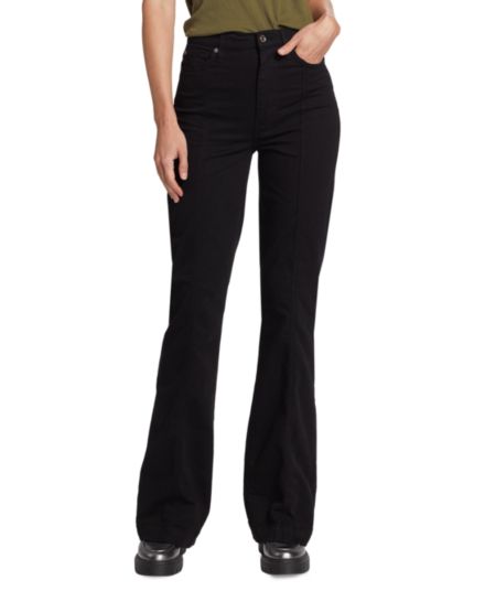 Dojo High Rise Front Seam Wide Leg Jeans 7 For All Mankind