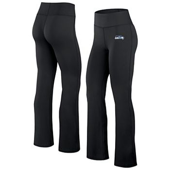 Women's Fanatics Black Seattle Seahawks Maxed Out Flare Leggings Fanatics Brands - White Label