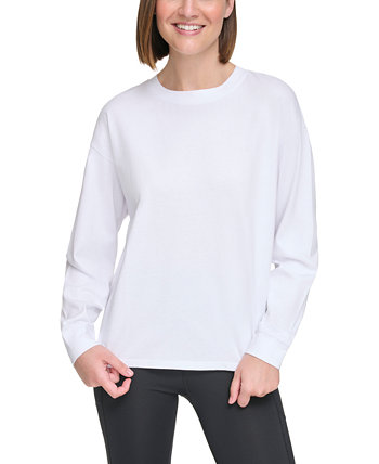 Женская футболка с круглым вырезом с длинными рукавами Calvin Klein