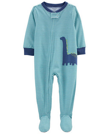 Цельная пижама Cookie Snug Footie для мальчиков Baby Boys Carter's