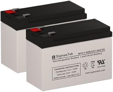 Замена аккумуляторов для CyberPower CP1285AVRLCD, комплект из 2 штук, AGM технология SigmasTek