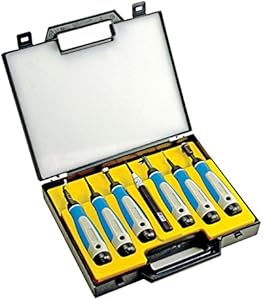 Noga SP7700 | 7 Pc. Complete Deburring Tool Set in Plastic Case Noga