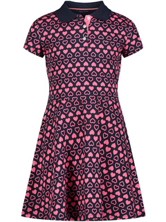 Платье-поло с короткими рукавами и принтом Heart Popsicle (для больших детей) Tommy Hilfiger Kids