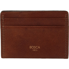 Кошелек Dolce Collection на выходные из итальянской кожи с RFID защитой, 4 слотами для карт, 10 см на 6,6 см Bosca