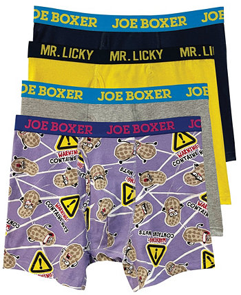 Мужские боксеры арахисового цвета, упаковка из 4 шт. JOE BOXER