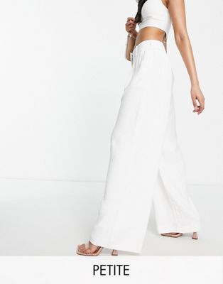 Ever New Petite slouchy suit pants in white - part of a set Ever New Petite