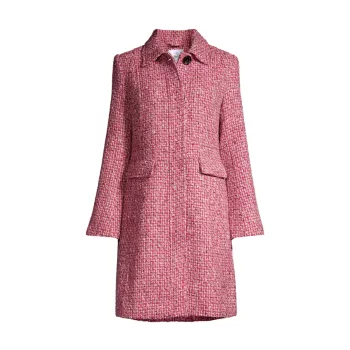 Wool-Blend Tweed Coat Sam Edelman