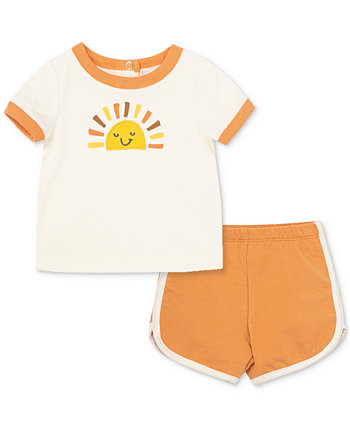 Девочки 2 шт. Комплект из футболки и шорт Sunshine Focus Kids