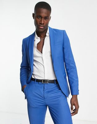 Синий пиджак скинни Twisted Tailor ellroy Twisted Tailor