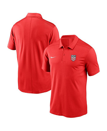 Мужская красная рубашка поло USMNT Victory Performance Nike