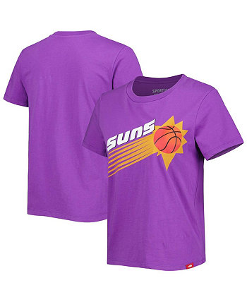 Женская фиолетовая футболка Phoenix Suns Hardwood Classics Arcadia Elevated Sportiqe