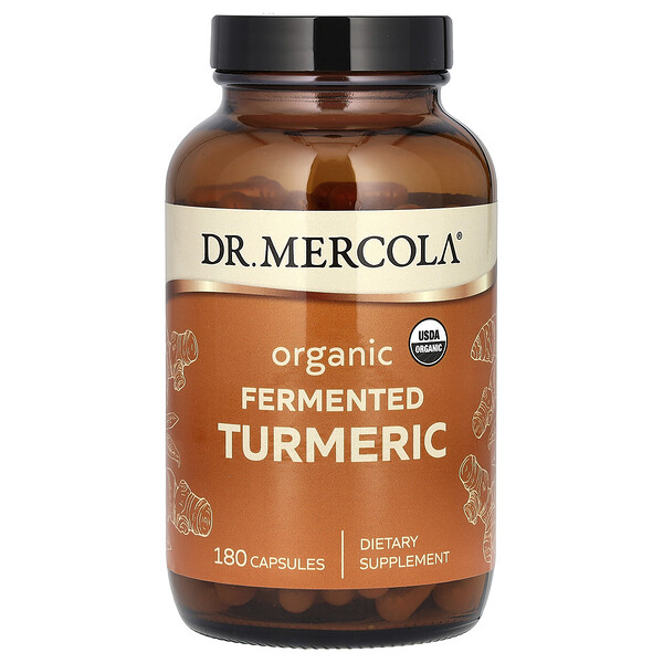 Органический Ферментированный Куркумин - 180 капсул - Dr. Mercola Dr. Mercola