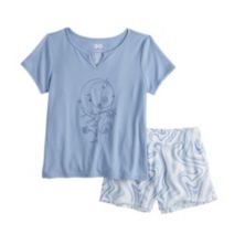 Girls 4-20 SO® Tee & Shorts Pajama Set SO