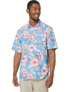 Men's Tommy Bahama White Los Angeles Rams Beach-Cation Throwback Button-Up Woven Shirt