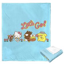 Sanrio Hello Kitty & Friends Let's Go Silky Touch Throw Blanket Licensed Character
