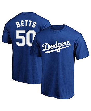 Мужская футболка Mookie Betts Royal Los Angeles Dodgers Big and Tall с именем и номером Profile