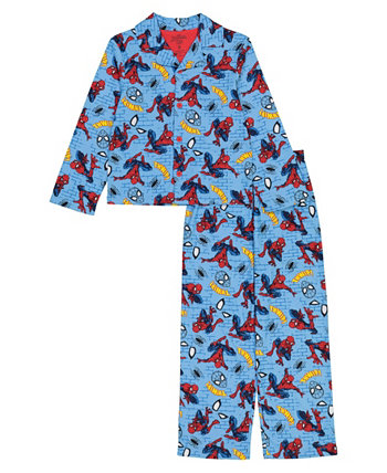 Пижама-пижама с изображением Человека-паука для маленьких мальчиков, комплект из 2 предметов Spider-Man