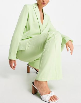 Светло-зеленые брюки-клеш с завышенной талией Extro & Vert Extro & Vert