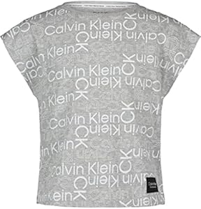 Calvin Klein Girls' Short Sleeve Active Legacy Logo T-Shirt Calvin Klein