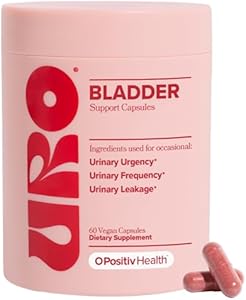 O Positiv URO Bladder Control Supplement for Urinary Urgency, Urinary Frequency, Urinary Leakage with Pumpkin Seed Extract, Soy Germ Extract, Saw Palmetto, 30 Servings (Pack of 1) O Positiv