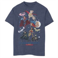 Футболка с рисунком DC Super Pets Super Team для мальчиков 8–20 лет DC Comics