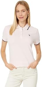 U.S. Polo Assn. Women's Classic Stretch Pique Polo Shirt U.S. POLO ASSN.