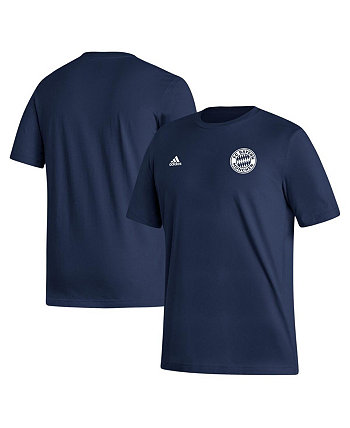 Мужская темно-синяя футболка Bayern Мюнхен с гербом Adidas
