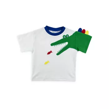 Baby's &amp; Little Boy's Alligator Print T-Shirt Florence Eiseman