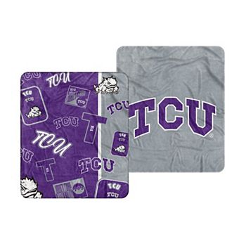 TCU Horned Frogs 50” x 60” Dream Weave Throw Blanket Logo Brand