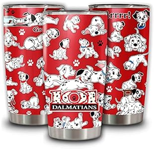 Insulated Tumbler Stainless Steel 101 Coffee Dalmatians Bottle Dog Travel Cup Vacuum Mug Tea 20 Oz Tumblers Gifts For Father's Mother's Day Birthday Christmas Presents MARKUSA